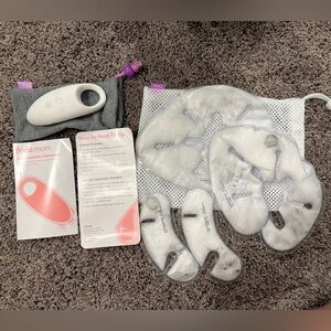 Frida Mom Lactation Massager Set - White and Gray